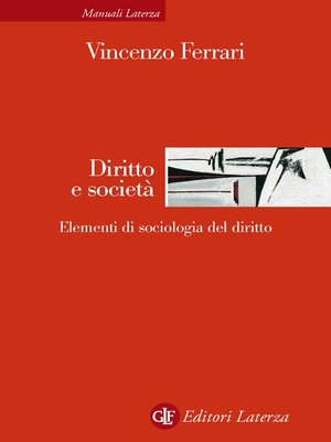 cover image of Diritto e società